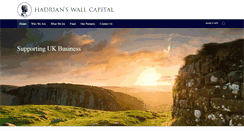 Desktop Screenshot of hadrianswallcapital.com