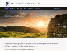 Tablet Screenshot of hadrianswallcapital.com